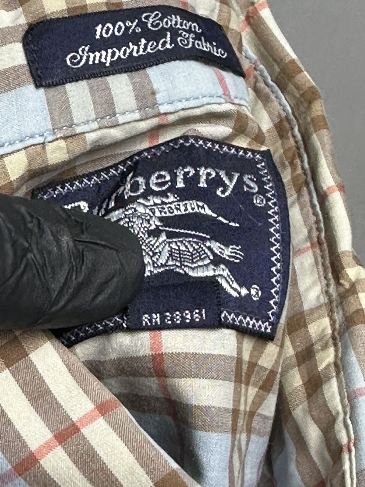 Burberry Prorsum 90’s Burberry Nova Check Button shirt Size US M / EU 48-50 / 2 - 8 Thumbnail
