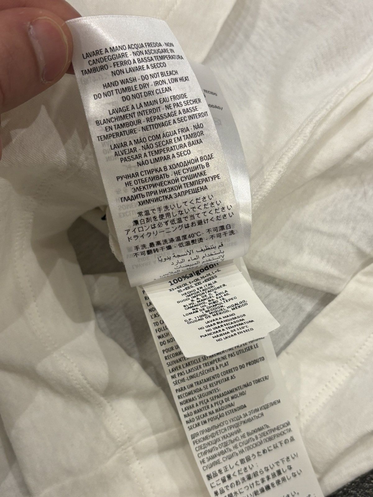 Gucci Gucci Vintage Washed Tee - White Size US L / EU 52-54 / 3 - 6 Thumbnail
