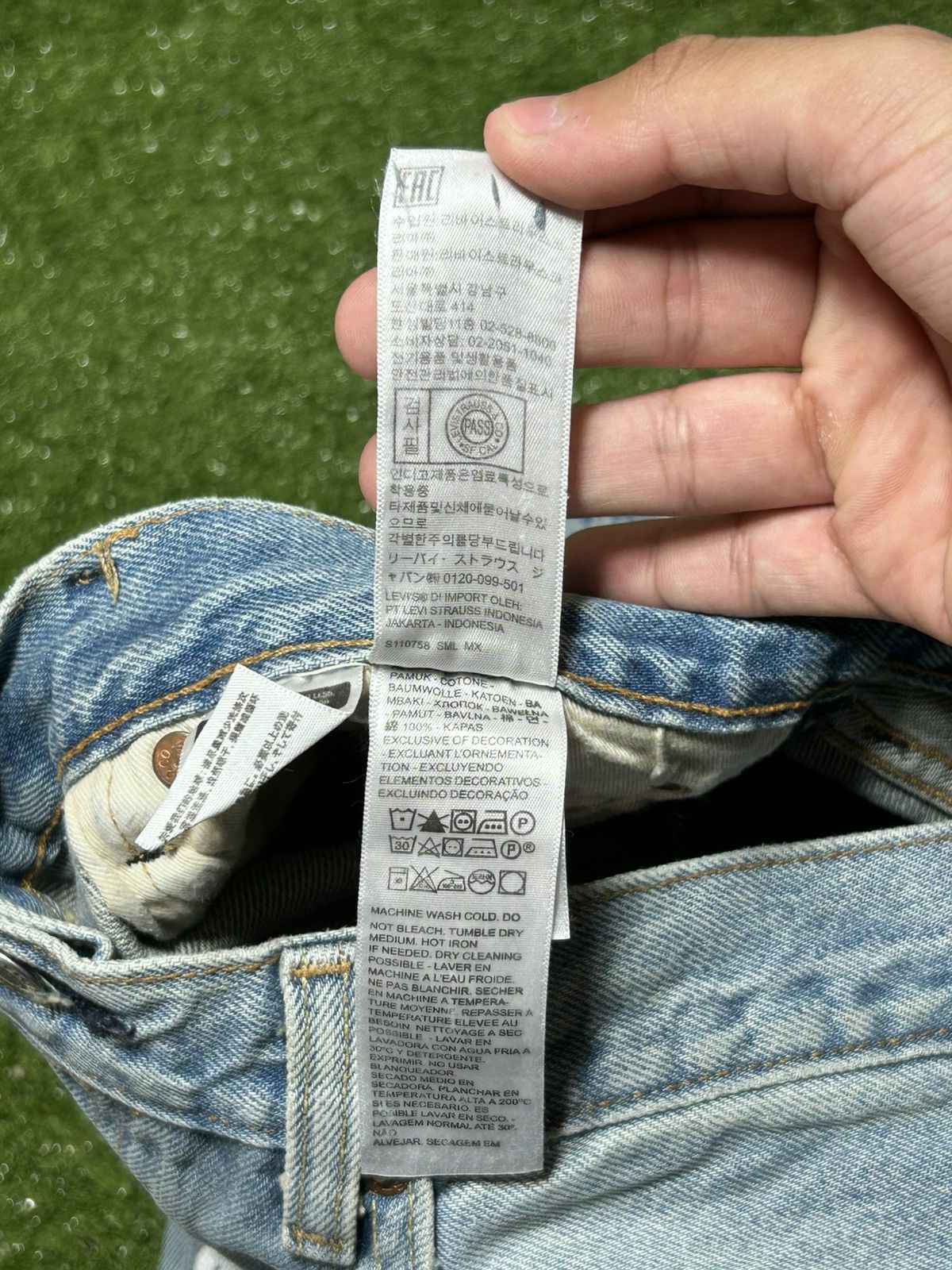 DENIM TEARS Denim tears jeans dirty wash Size US 30 / EU 46 - 9 Thumbnail