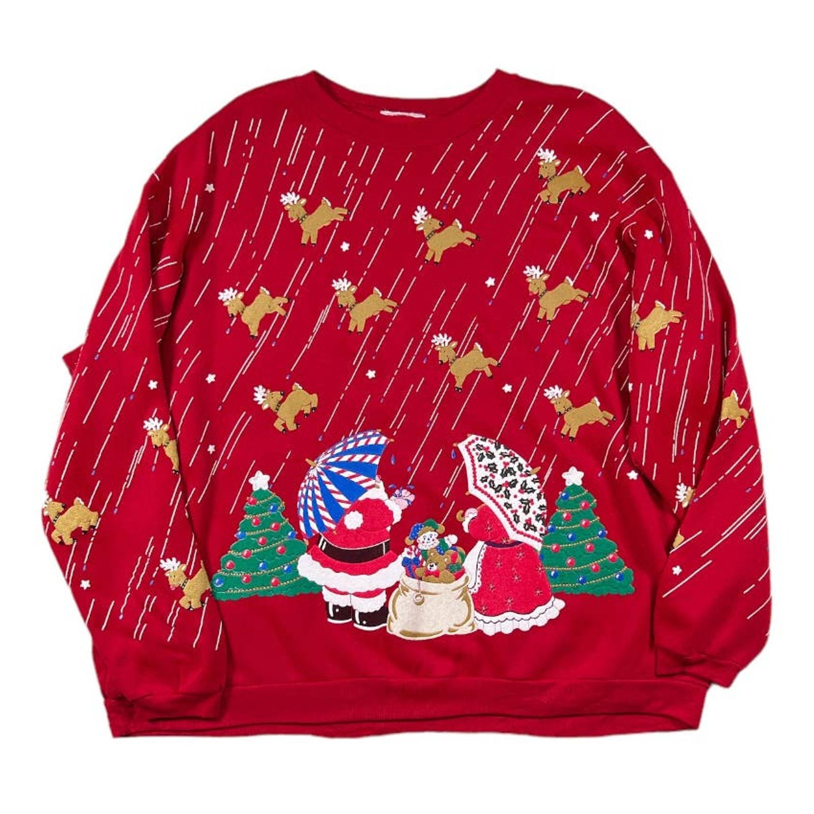 NBDN Nobrandedon Sweater Red Christmas | Size XL Size US XL / EU 56 / 4 - 1 Thumbnail