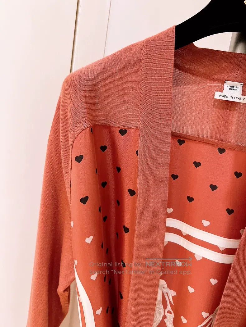 Hermes Hermes Twillaine Silk Printed Bathrobe Cardigan Size XS / US 0-2 / IT 36-38 - 3 Thumbnail