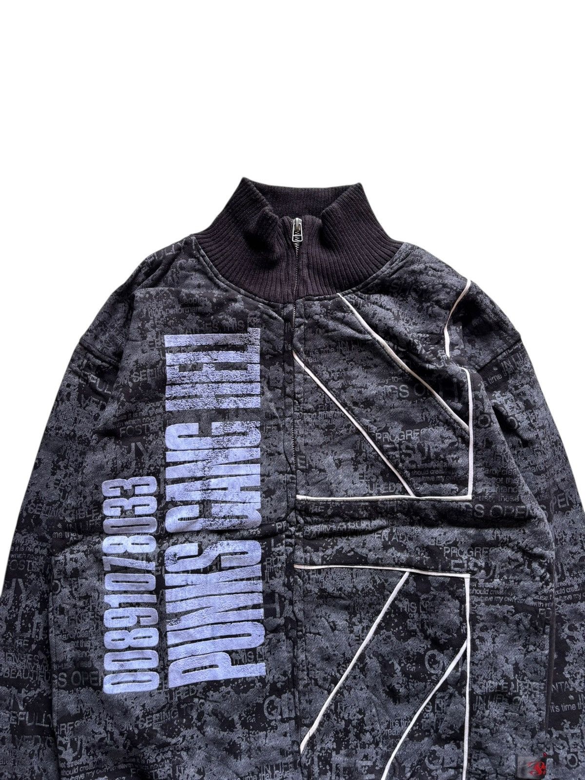 20471120 🔥PUNK GANG HELL 20471120 Lgb Style Poem Sweater Jacket Size US M / EU 48-50 / 2 - 13 Thumbnail