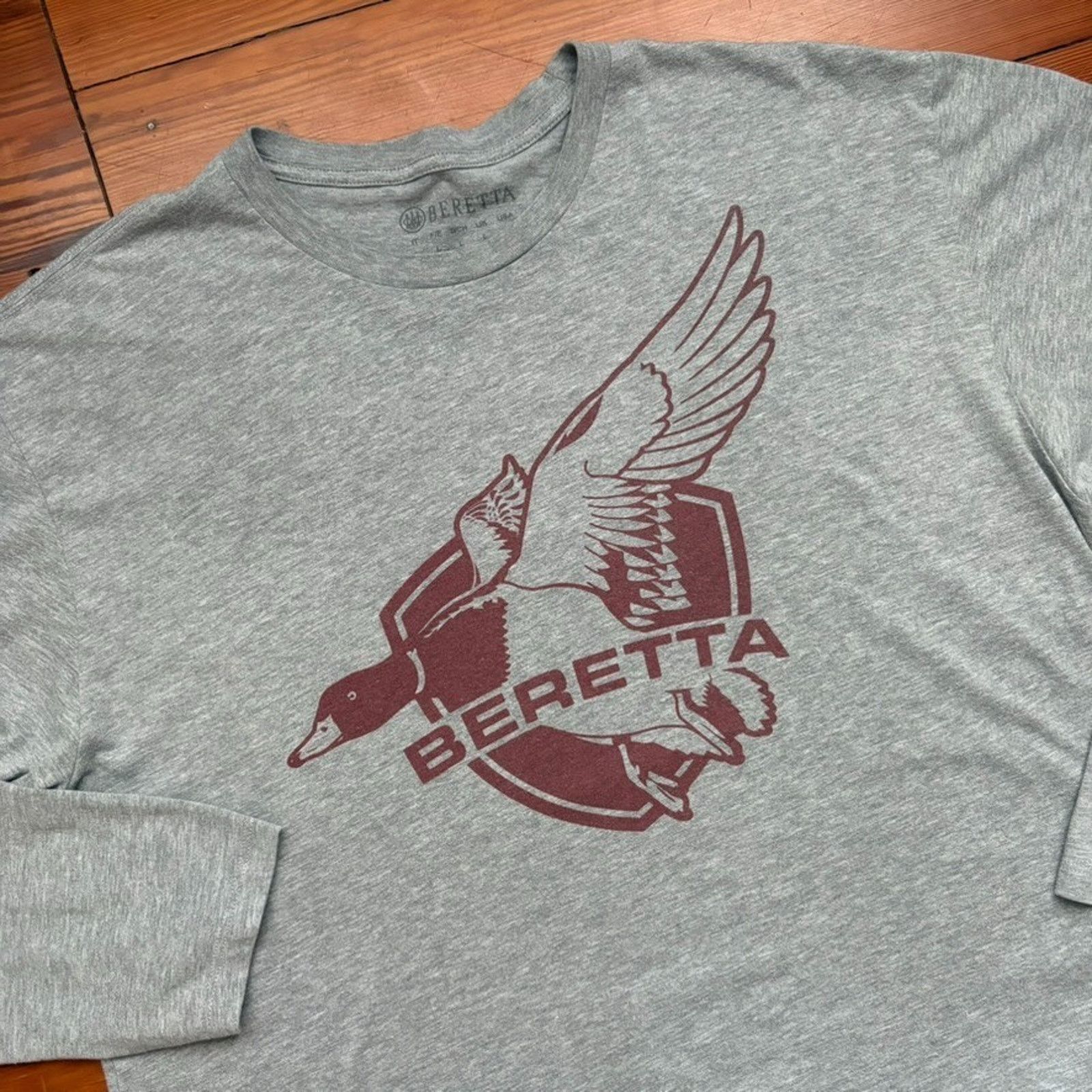 Beretta Beretta Firearms Mallard T-Shirt Men's Size XL Gray Size US XL / EU 56 / 4 - 3 Thumbnail