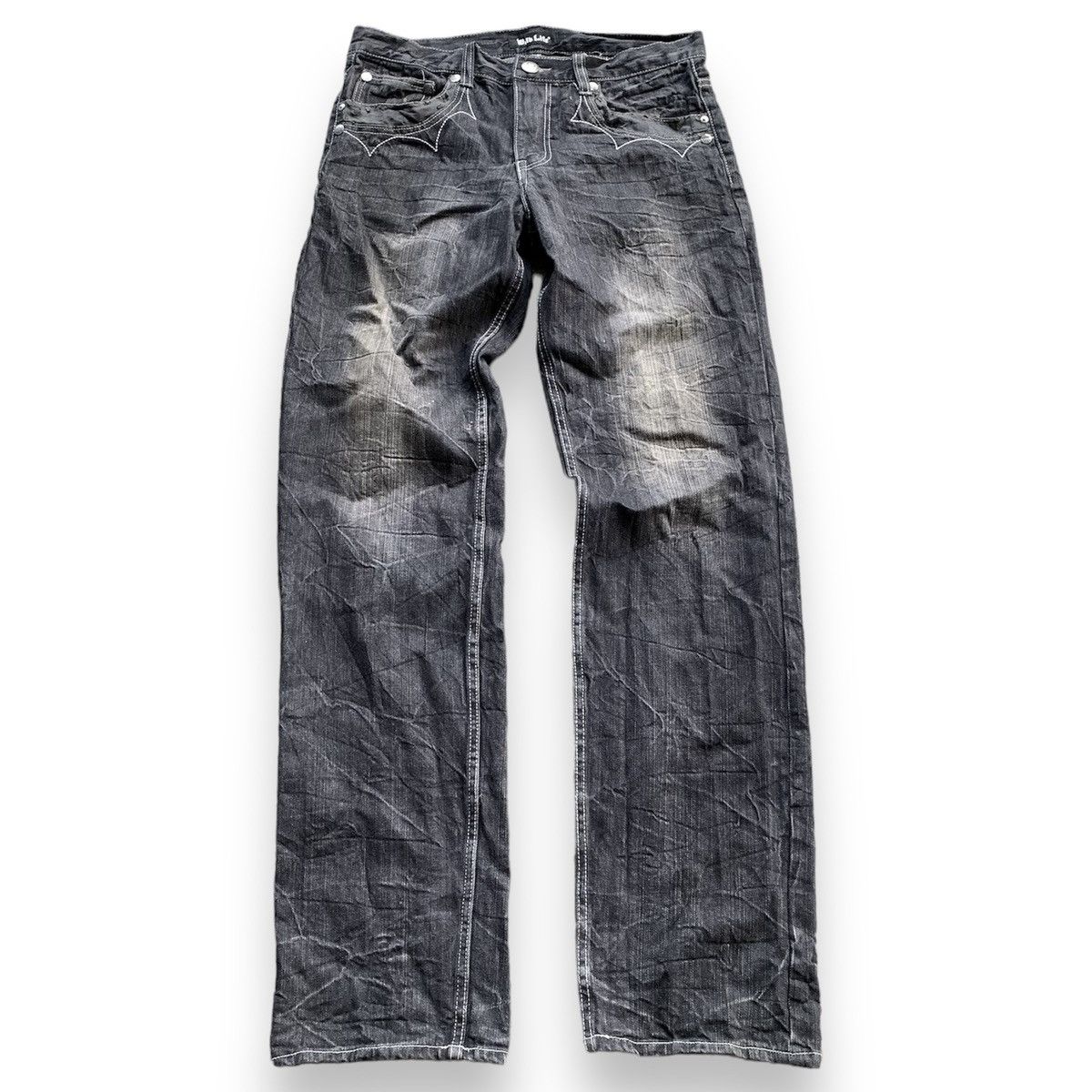 If Six Was Nine × Japanese Brand × Le Grande Bleu (L.G.B.) Wild life skull flare denim Size US 34 / EU 50 - 2 Thumbnail