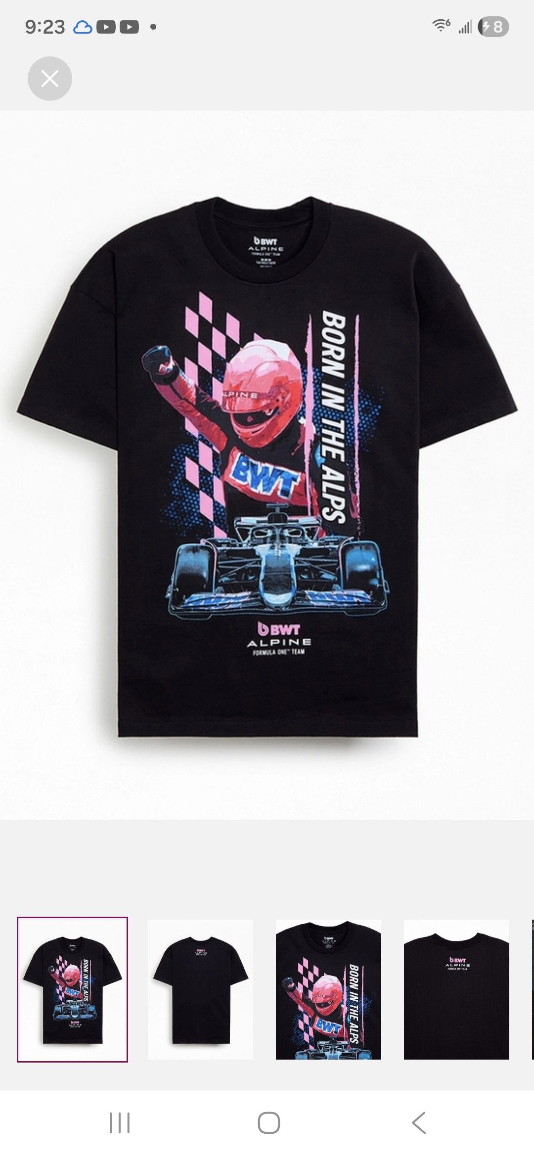 Formula 1 Flag Team Driver Formula One Team T-Shirt Size US M / EU 48-50 / 2 - 1 Thumbnail