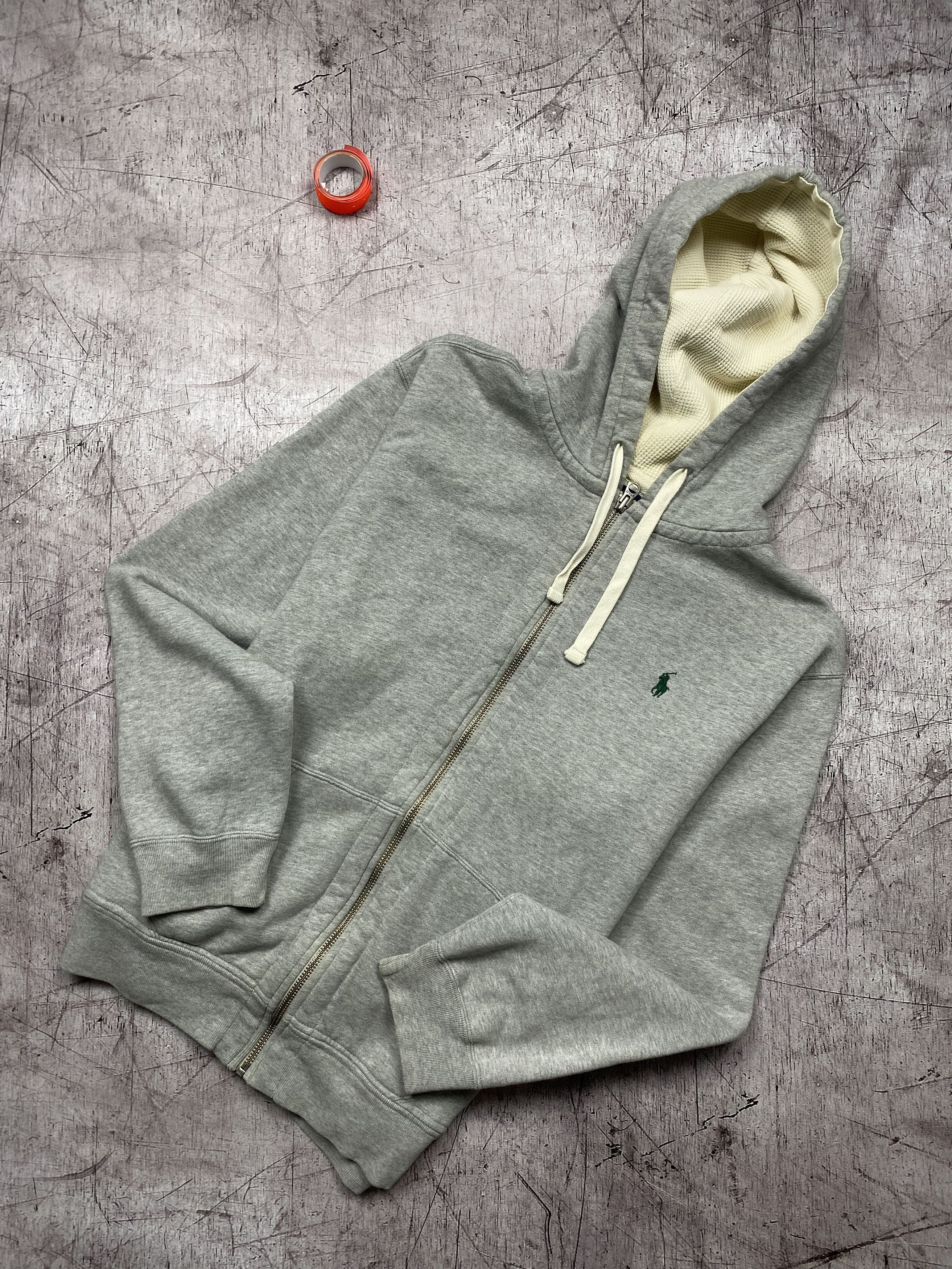 Polo Ralph Lauren Vintage Mens Zip Hoodie y2k