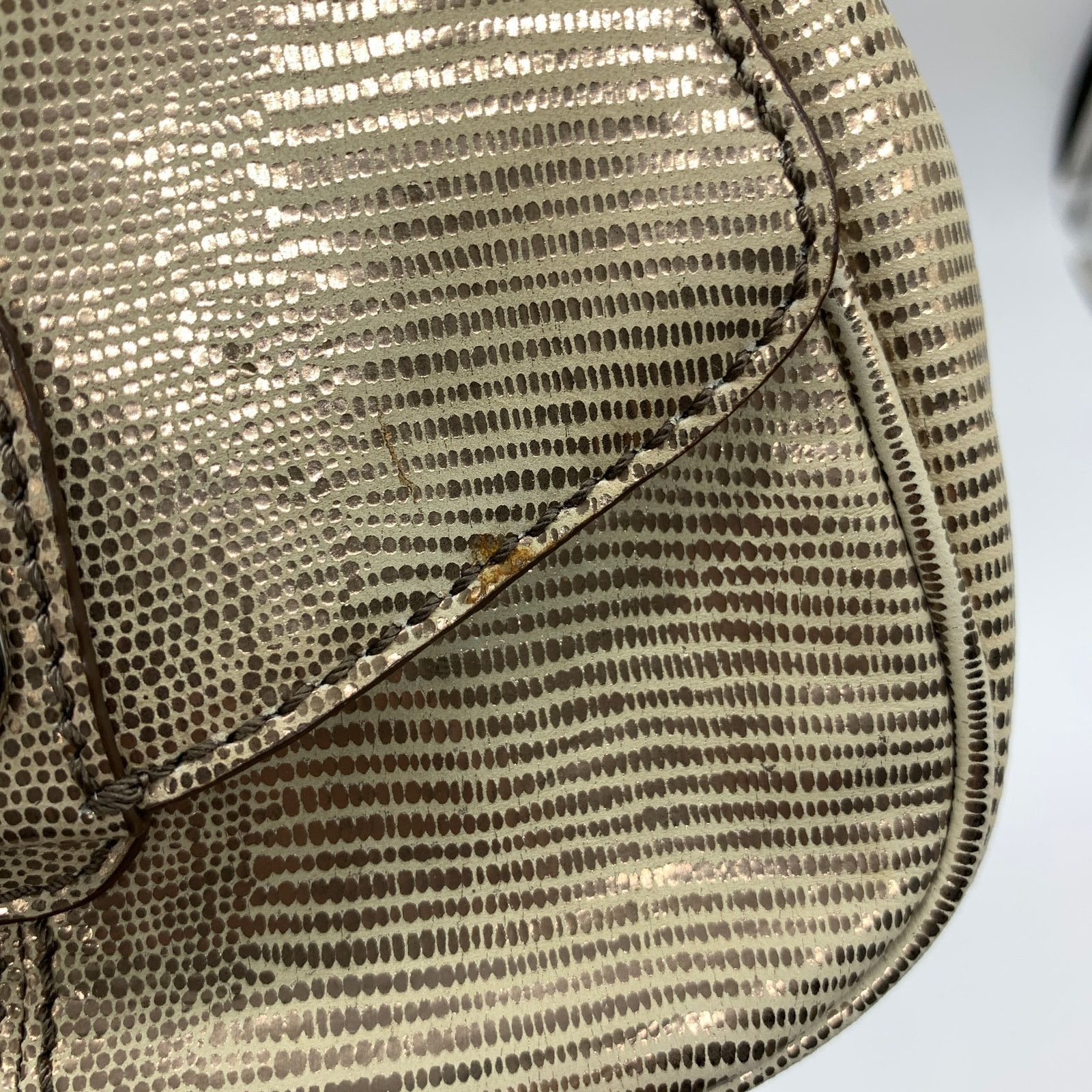 Banana Republic Banana Republic Crossbody Bag Chain Strap Gold Small Purse Size ONE SIZE - 10 Thumbnail