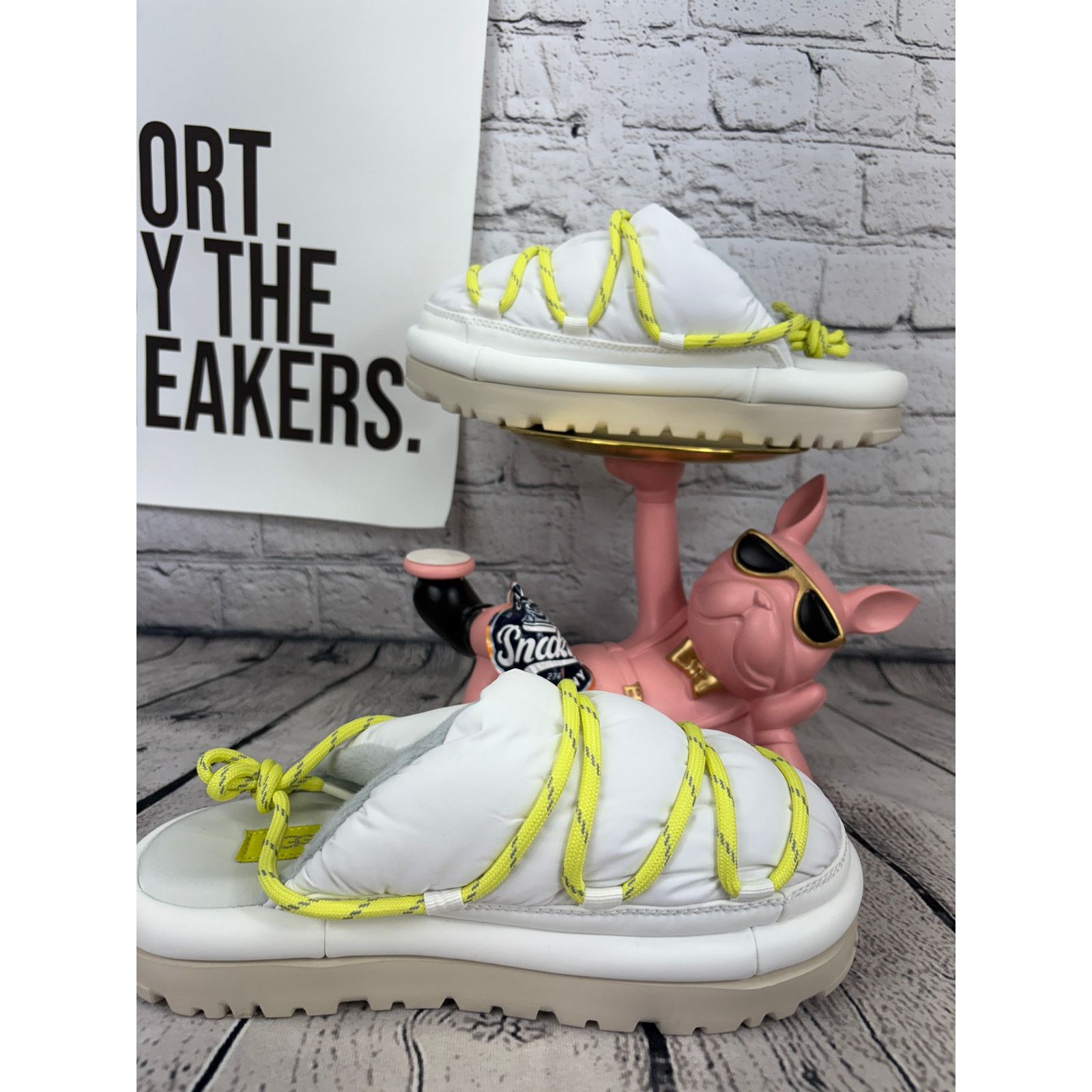 Ugg Ugg Spaceslider Tech Sandal Womens 7 Yellow Platform Slipper Size US 7 / IT 37 - 6 Thumbnail