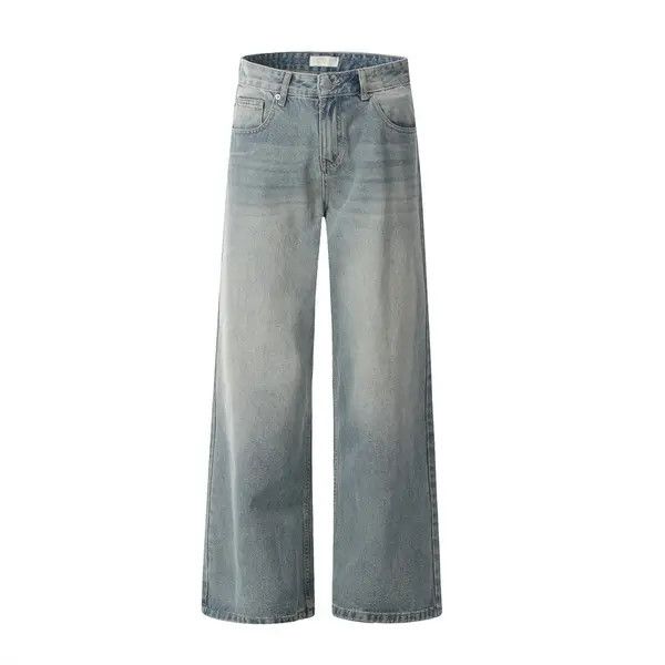 VIBE American retro loose casual distressed simple jeans Size US 32 / EU 48 - 1 Thumbnail