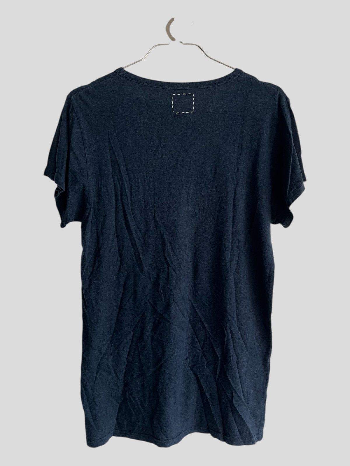 Visvim Prototype Visvim FIL Indigo Dyed Star Pocket Crewneck Shirt Size US M / EU 48-50 / 2 - 2 Thumbnail