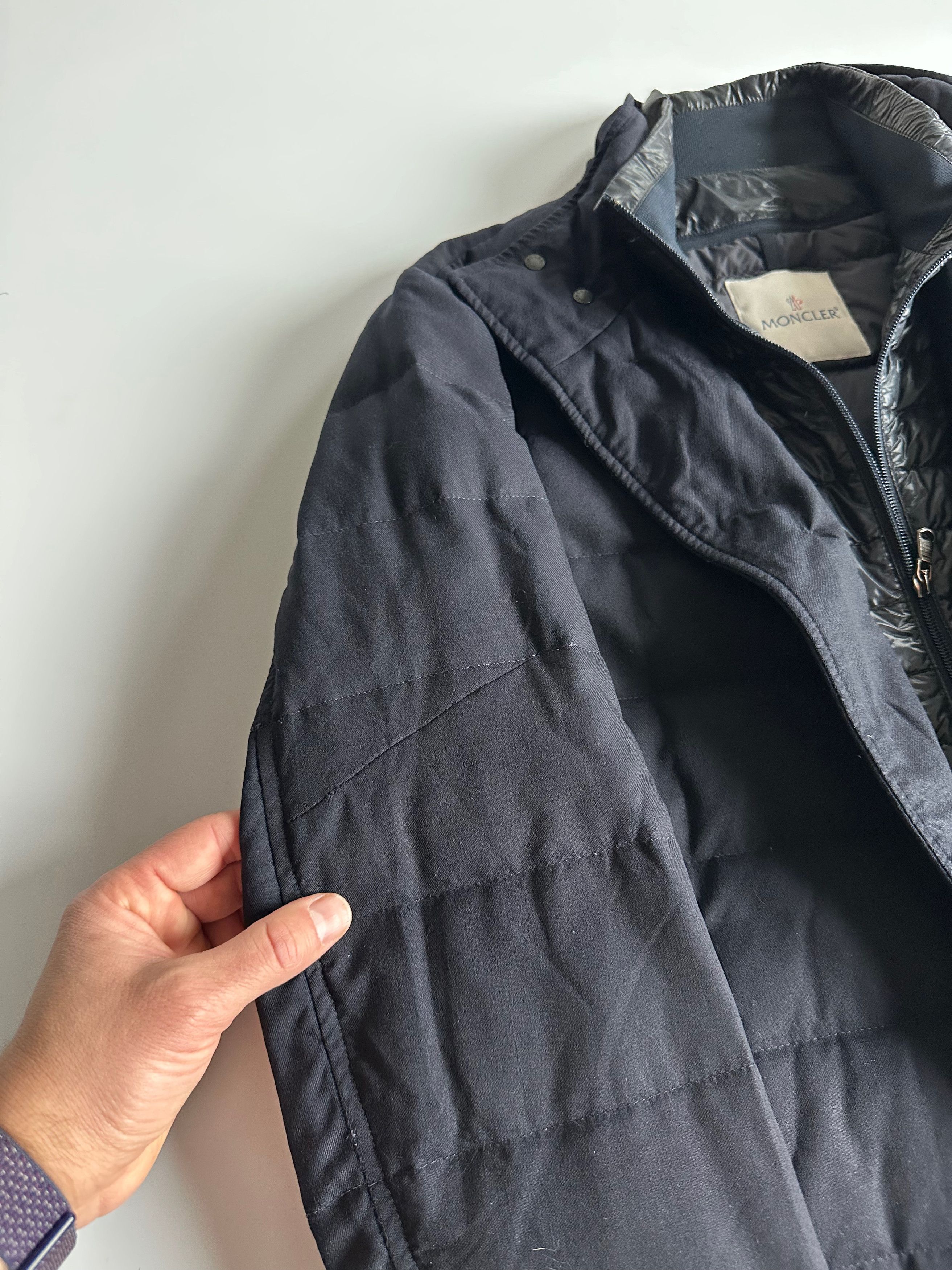 Moncler Moncler Vallier wool quilted down coat puffer sz 4 Size US L / EU 52-54 / 3 - 5 Thumbnail