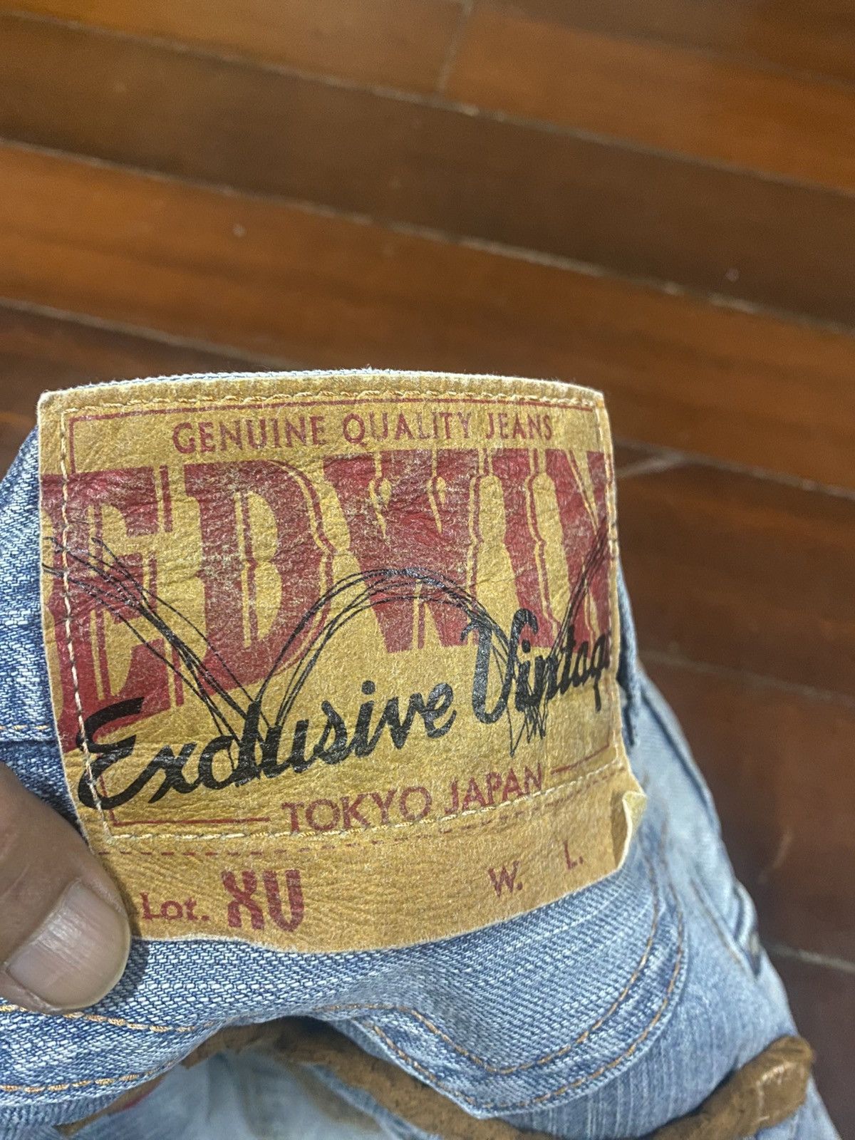 Edwin Thrashed Dirty Mud Edwin Exclusive Vintage Baggy Jeans🇯🇵 Size US 28 / EU 44 - 12 Thumbnail