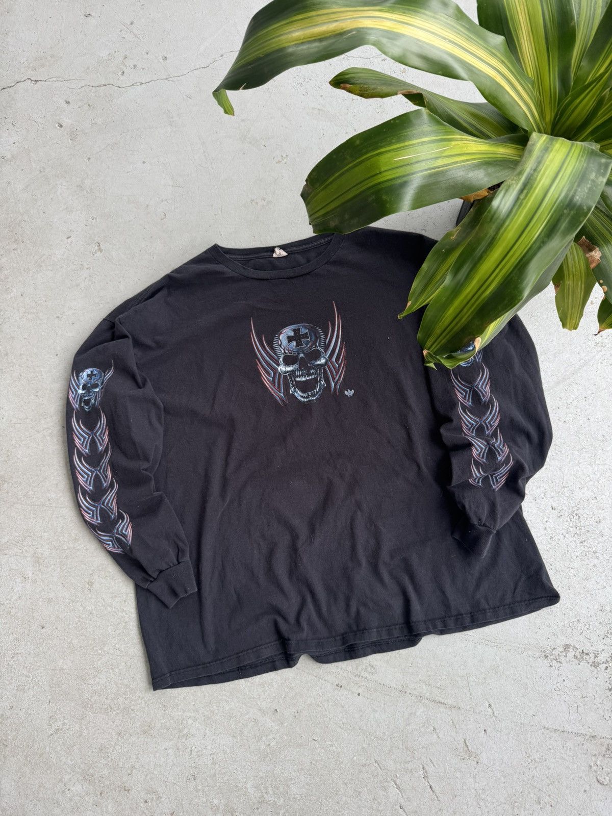 Vintage Y2K West Coast Choppers Style Live To Ride Long-Sleeve Shirt Size US XXL / EU 58 / 5 - 2 Thumbnail