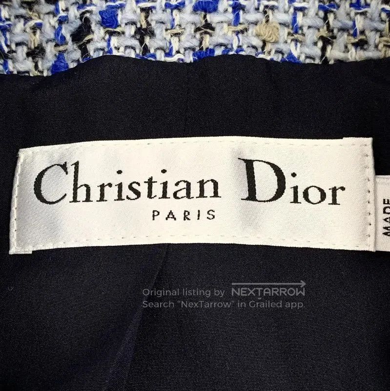 Dior Dior Blue Wool Jacket for Women . Size XS / US 0-2 / IT 36-38 - 5 Thumbnail