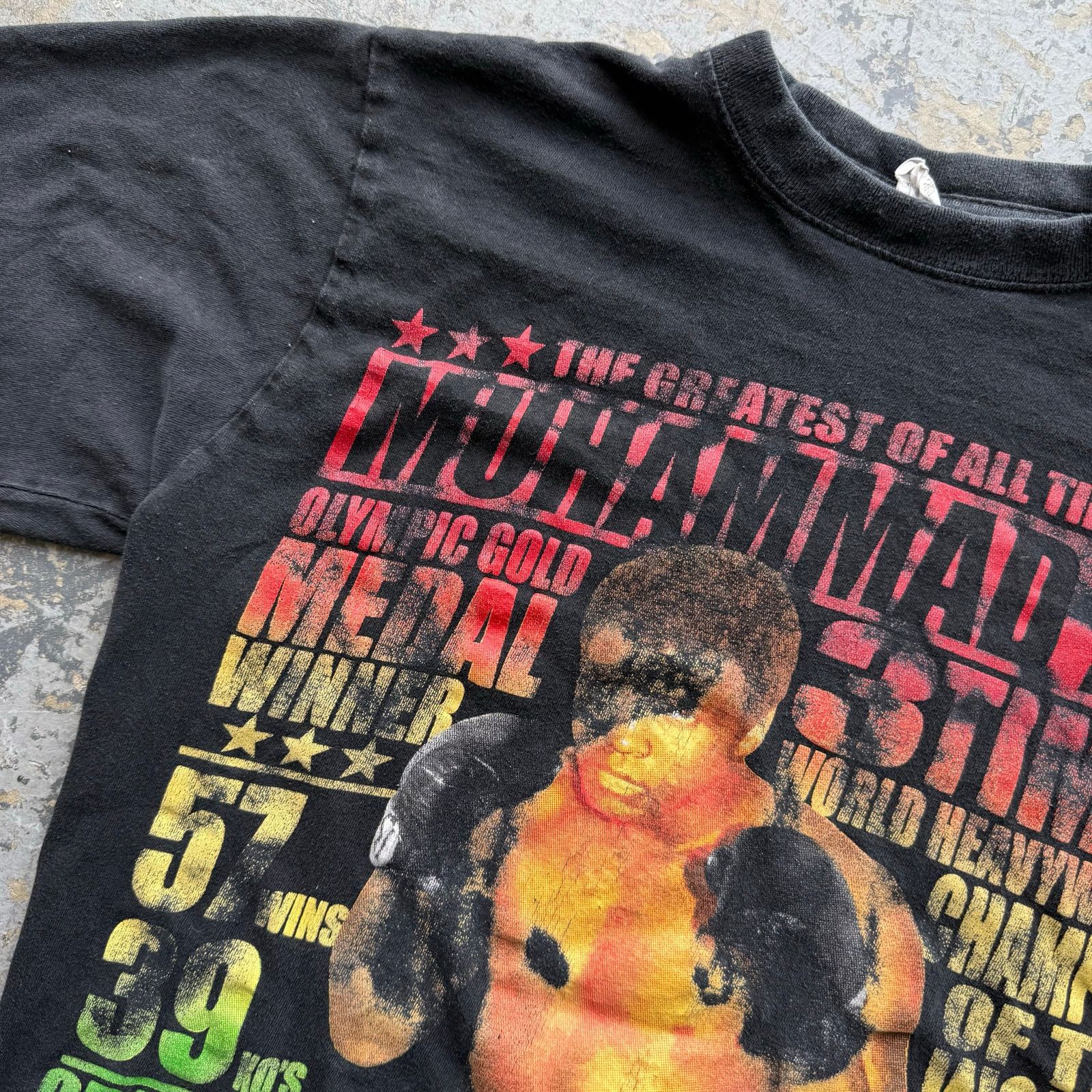 Vintage Muhammad Ali Rap Tee Style Tee Sz L Size US L / EU 52-54 / 3 - 2 Thumbnail