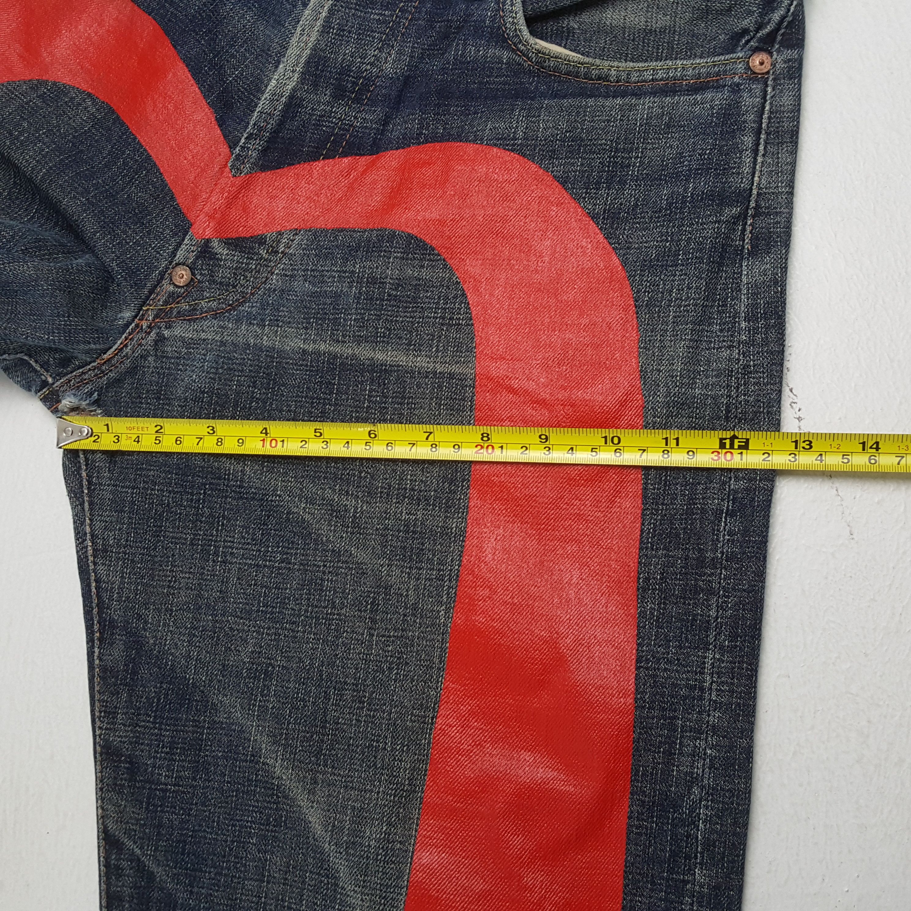 Evisu × Japanese Brand × Vintage EVISU Japanese Brand Streetwear Custom Daicock Jeans Size US 30 / EU 46 - 9 Thumbnail