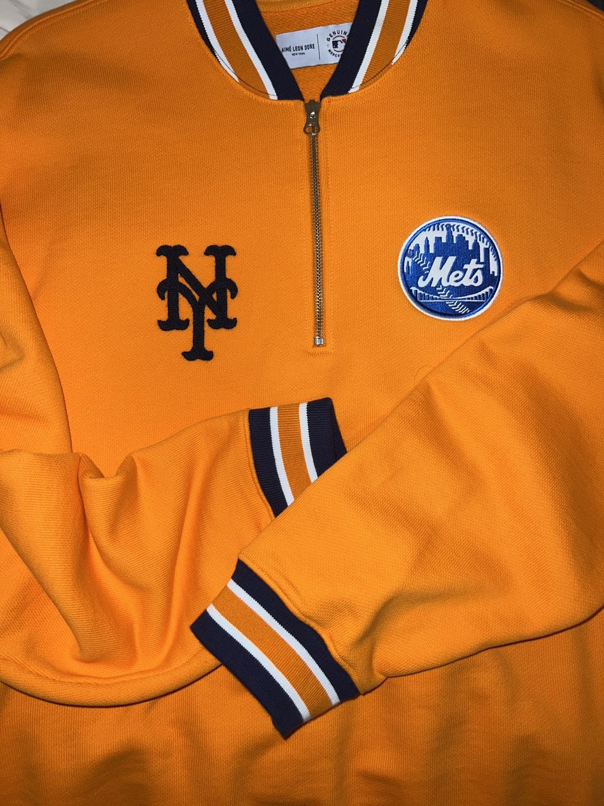 Aime Leon Dore ALD / New York Mets Quarter Zip Pullover Size US L / EU 52-54 / 3 - 7 Thumbnail