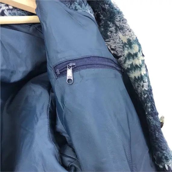 L.L. Bean Vtg 80’ L.L BEAN USA Navajo Trench Coat Parka Fleece Jacket Size M / US 6-8 / IT 42-44 - 4 Thumbnail