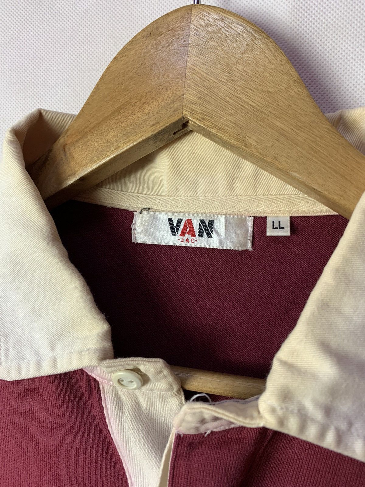 Japanese Brand 🔥 Van Jac Sports Polo Rugby Tee Size US XL / EU 56 / 4 - 7 Thumbnail