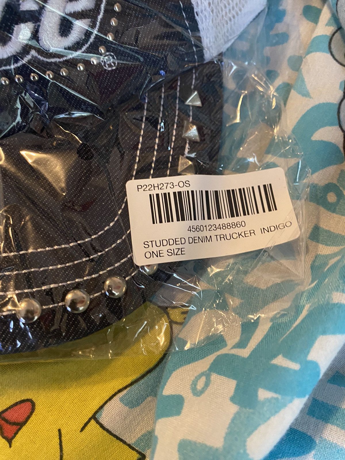 Palace Palace Studded Denim Trucker Indigo Size ONE SIZE - 5 Thumbnail