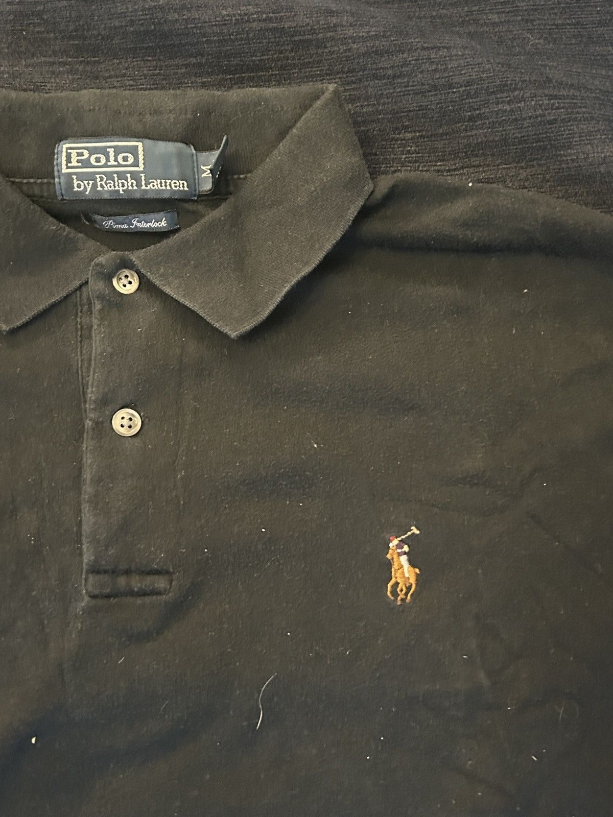 Polo Ralph Lauren Polo Ralph Lauren Pima Soft Cotton L/S Size US M / EU 48-50 / 2 - 2 Thumbnail