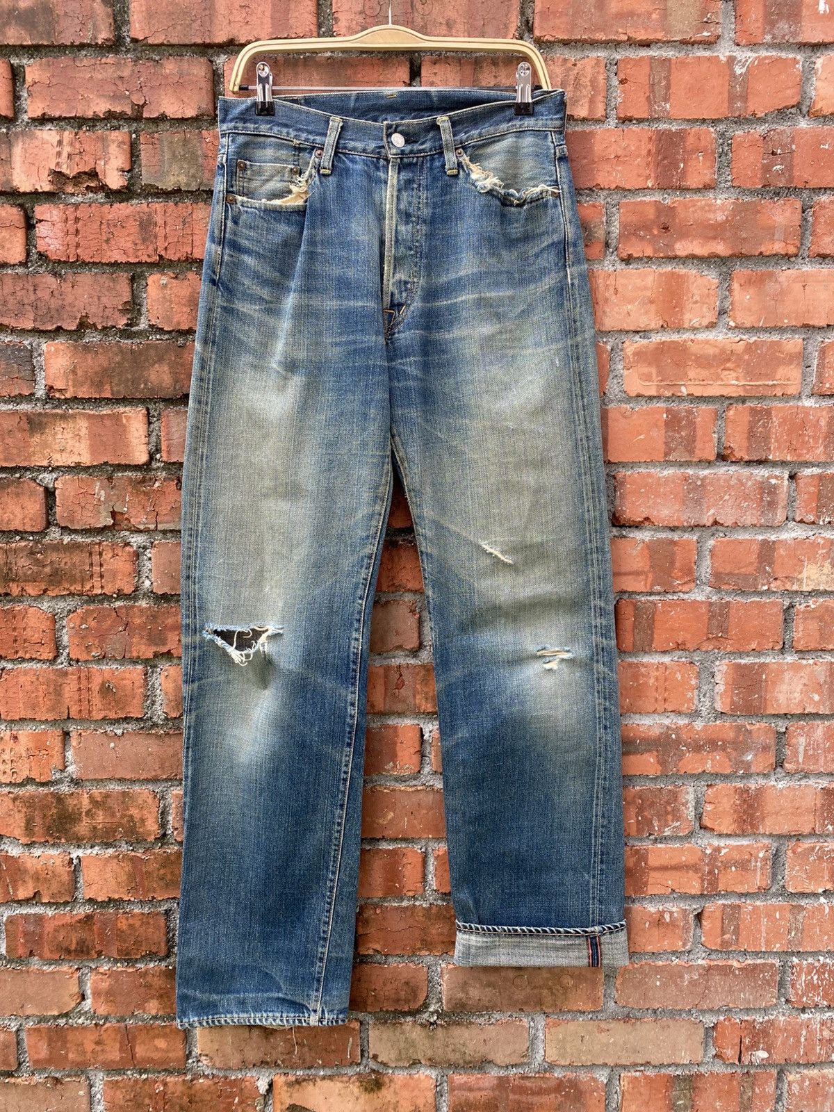 OMNIGOD W32x34 Omnigod japanese redline denime distressed Size US 32 / EU 48 - 1 Thumbnail