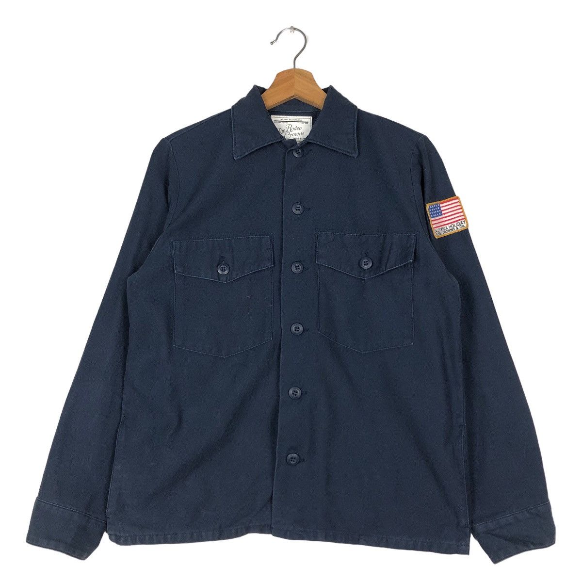 Japanese Brand 🔥Vintage Biker Jacket Rodeo Crowns California 1992 Big Logo Size US S / EU 44-46 / 1 - 2 Thumbnail