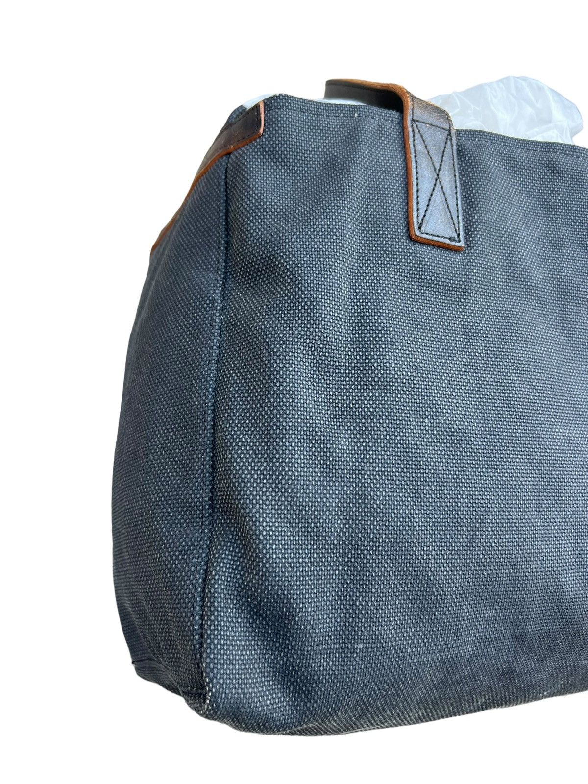 Porter 53225320 Waxed Herringbone Twill Cotton Handle Bag Size ONE SIZE - 3 Thumbnail