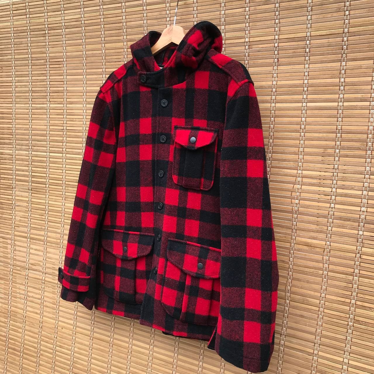 Filson × The Real McCoy's REALWORDS GOTHIC JAPANESE TARTANRED ARMY HOODIE FILSON STYLE Size US L / EU 52-54 / 3 - 11 Thumbnail