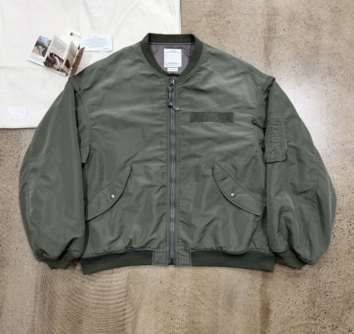 Visvim VISVIM 23AW THORSON JKT CRASH MA1 Size US XL / EU 56 / 4 - 1 Thumbnail