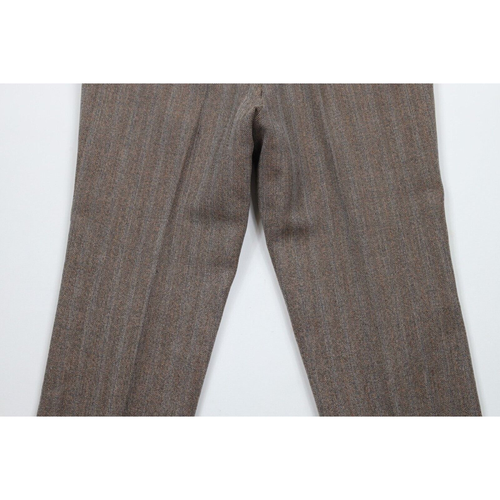 Vintage Vintage 70s 2 Piece Wool Wedding Suit Bell Bottoms Size 40R - 18 Thumbnail