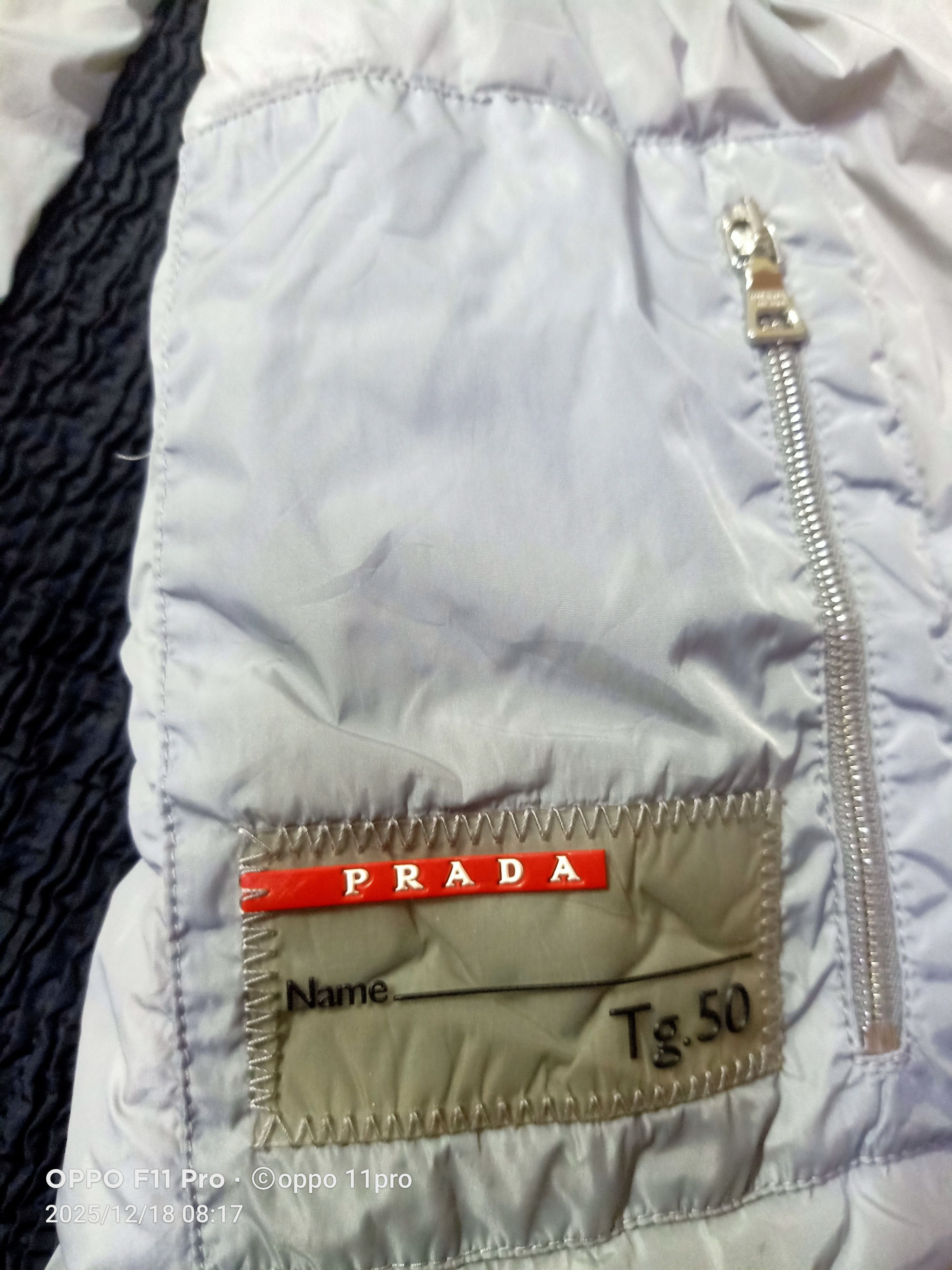 Prada 🌟Prada Art. SGS47 MEN NYLON ZIP JACKET 🌟 Size US M / EU 48-50 / 2 - 10 Thumbnail