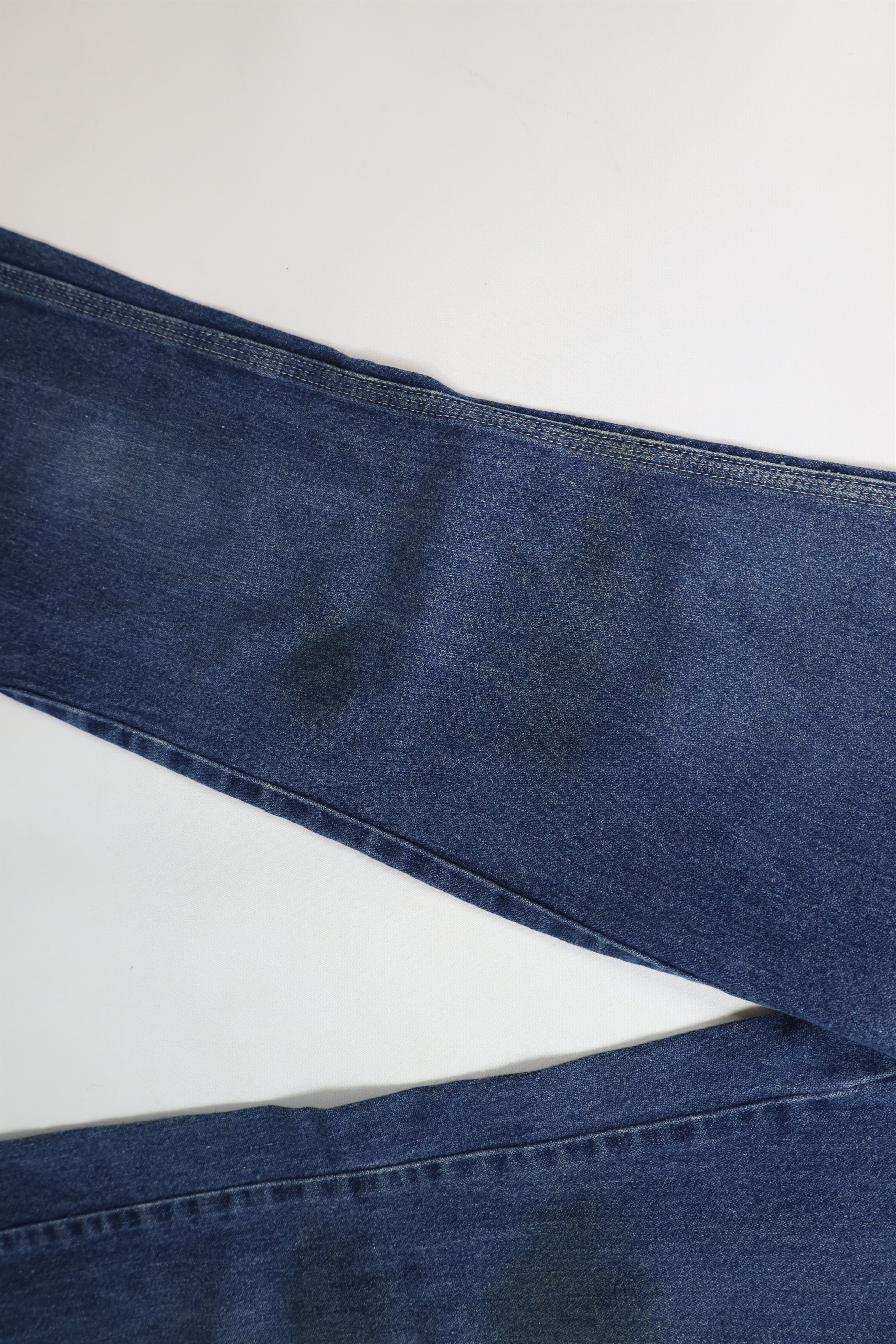 Vintage × Wrangler Vintage 70s Wrangler Flared Wide Leg Denim Jeans Blue USA Size 28" / US 6 / IT 42 - 7 Thumbnail