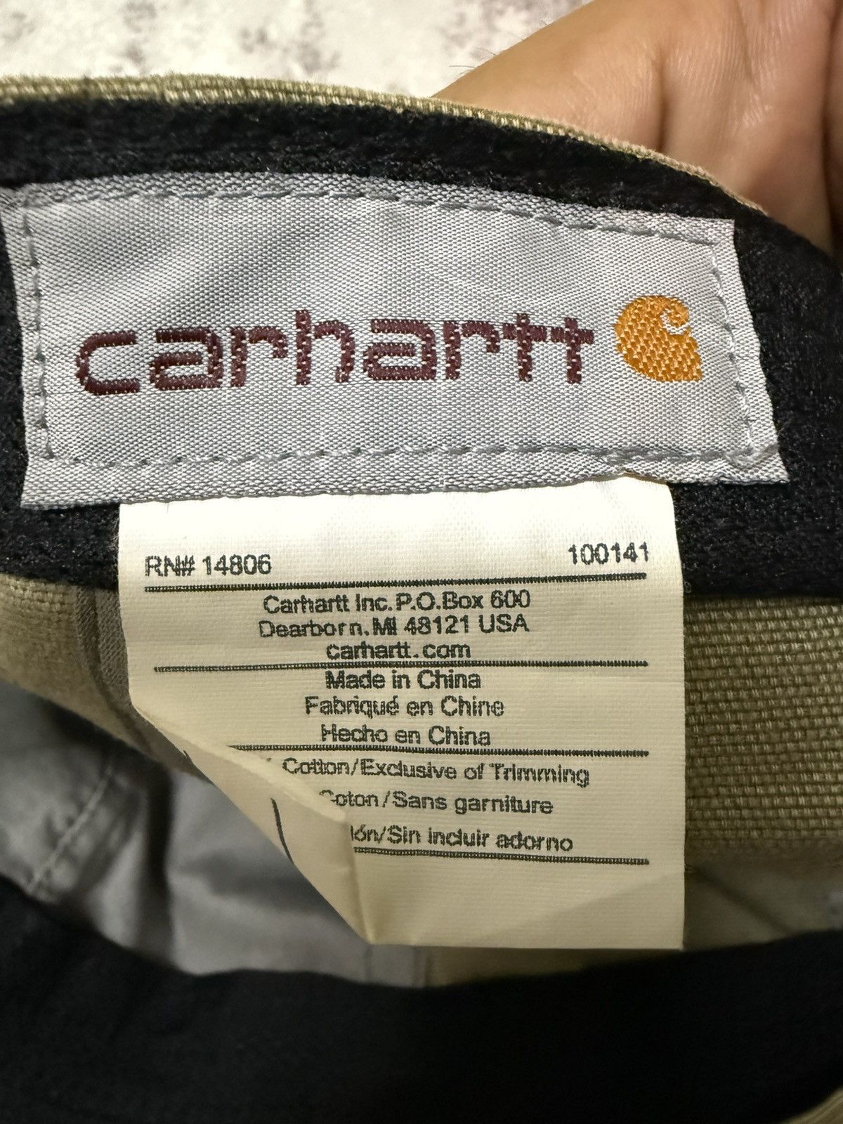 Carhartt Carhartt Adjustable Velcro Cap Size ONE SIZE - 10 Thumbnail