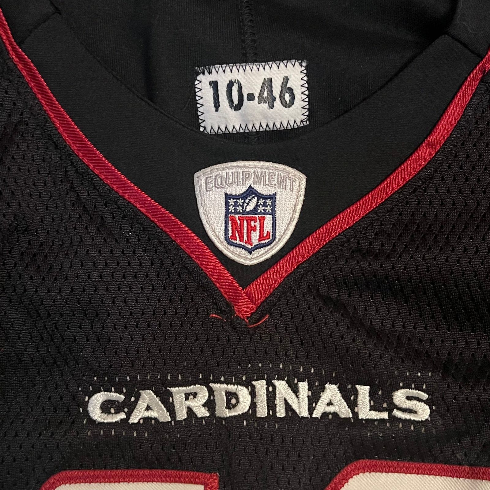 Reebok 2010 Arizona Cardinals Team Issued Game Alternate Jersey Size US L / EU 52-54 / 3 - 5 Thumbnail