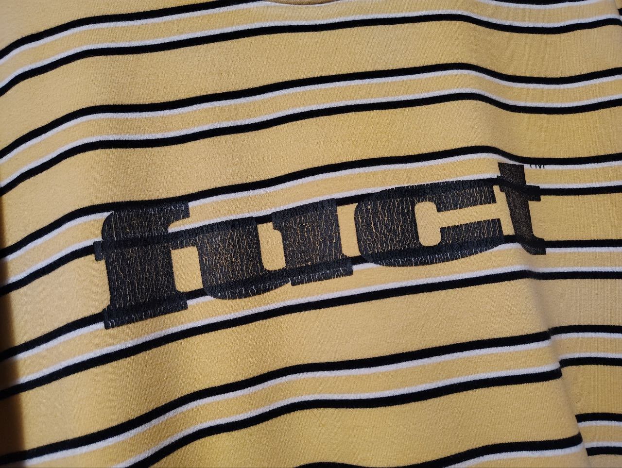 FUCT FUCT Yellow Striped Tee (Large) Size US L / EU 52-54 / 3 - 3 Thumbnail