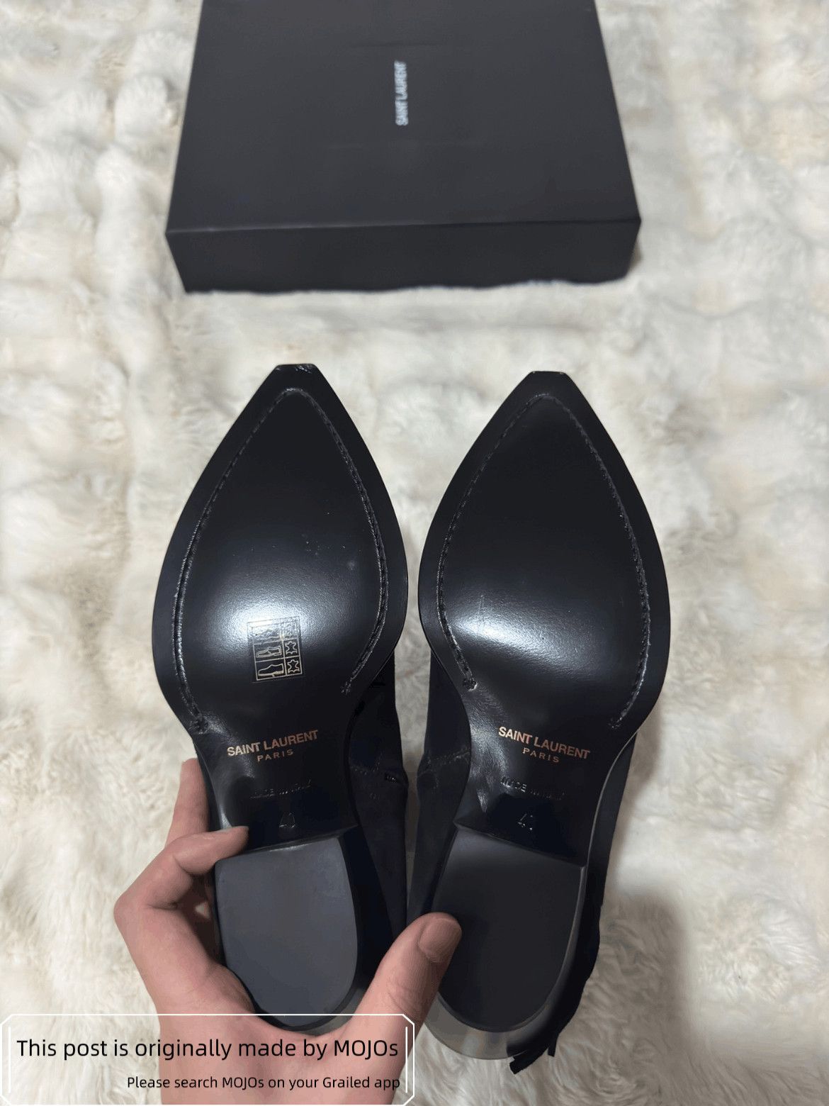 Saint Laurent Paris Sz 40 Saint Laurent Paris Lukas Zip Frin Boots Size US 7 / EU 40 - 5 Thumbnail
