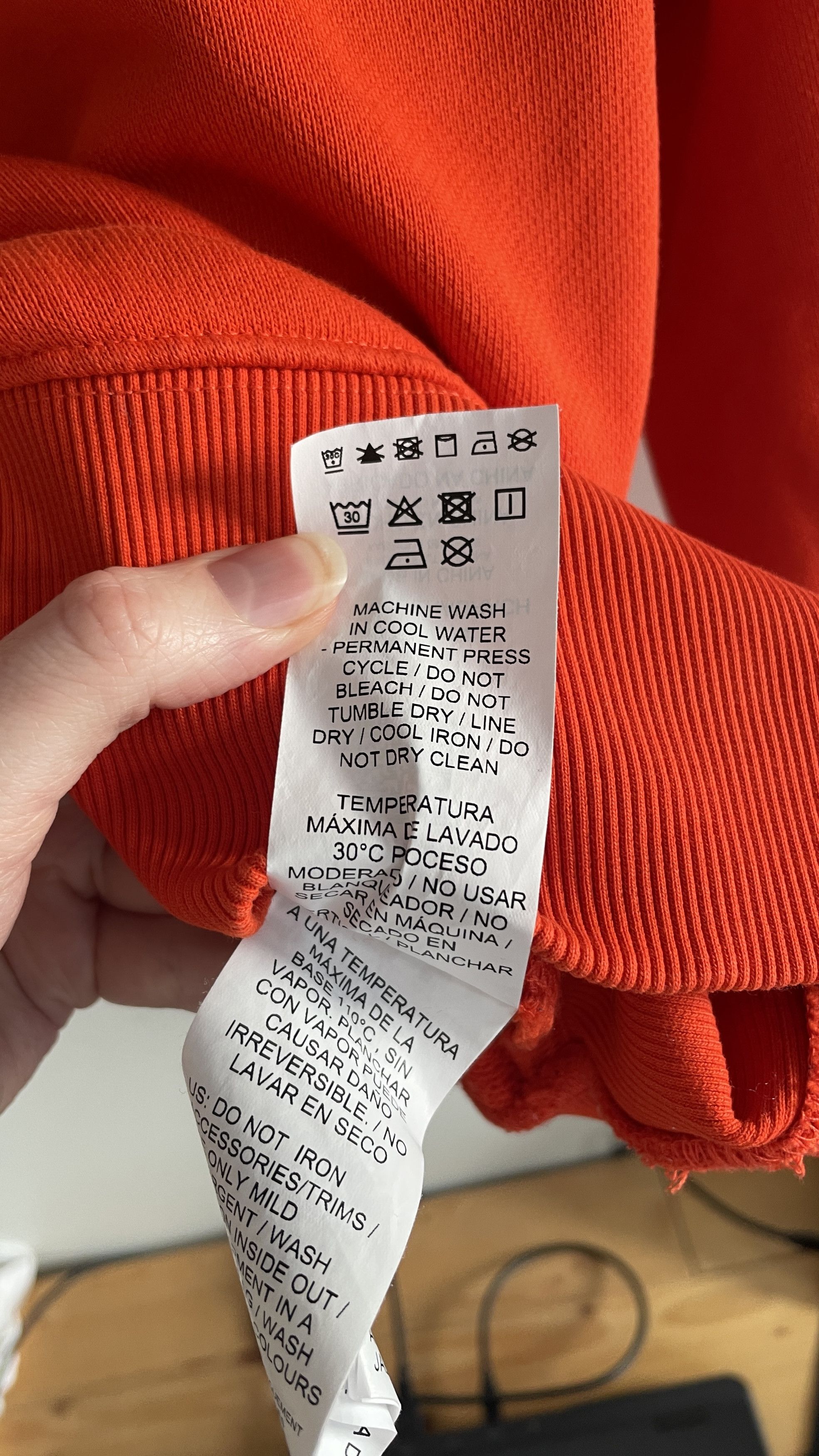 Puma ORANGE SWEAT-SHIRT PUMA AMI PARIS (XS) Size XS / US 0-2 / IT 36-38 - 6 Thumbnail
