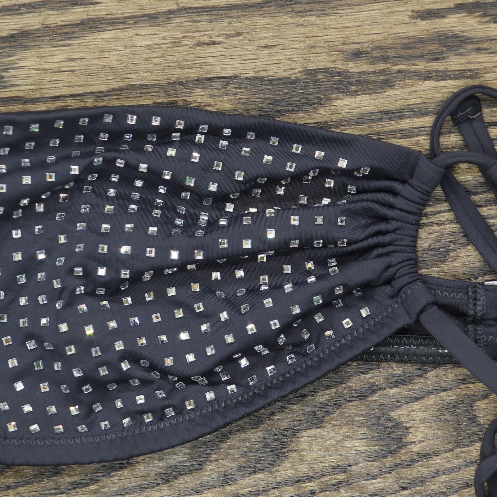Other Significant Other Bikini Top Sn2414t-f1 Charcoal Gray 10 Size ONE SIZE - 4 Thumbnail