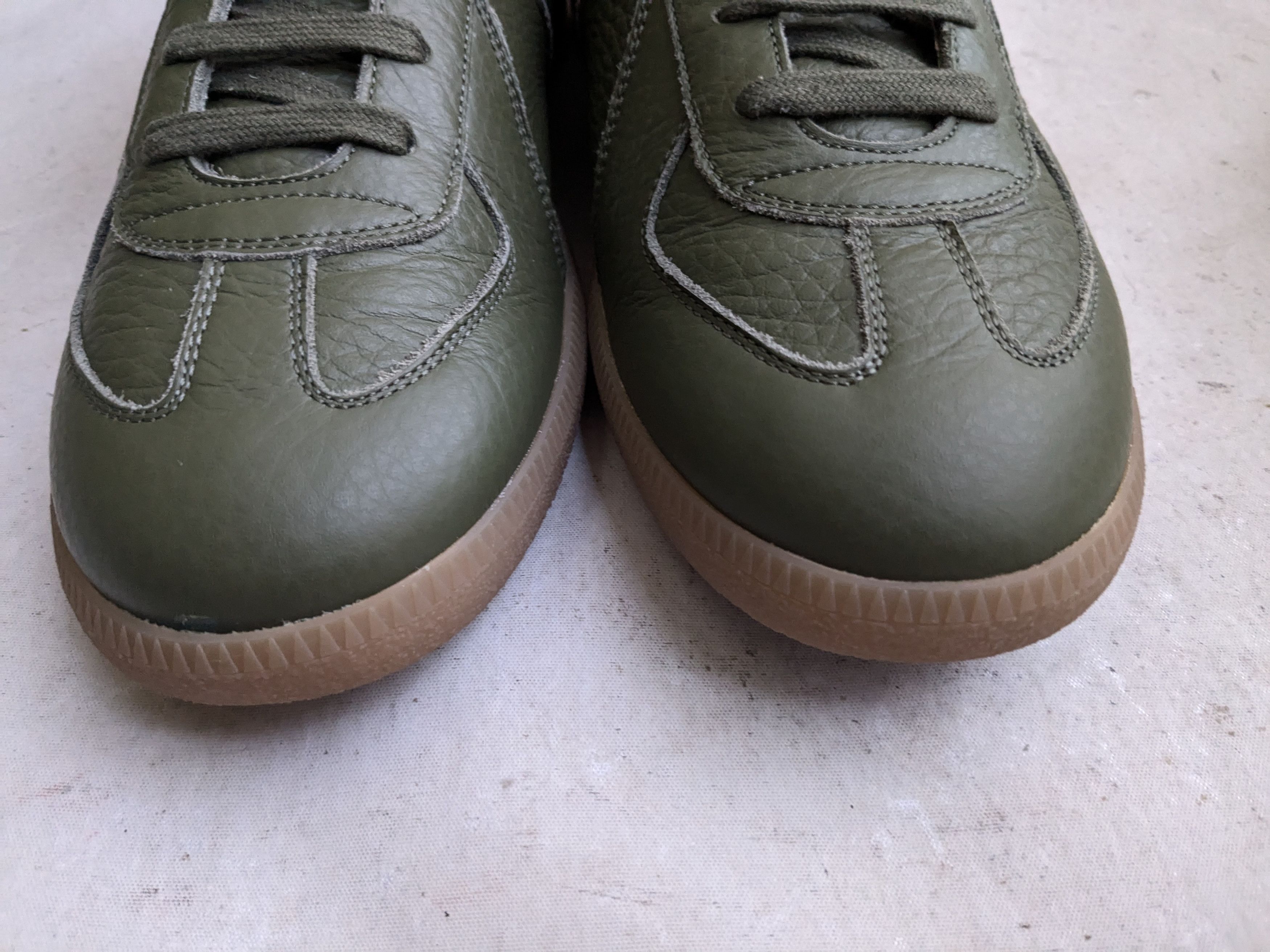 Maison Margiela Maison Margiela GAT Replica Olive Green 13 46 Low Size US 13 / EU 46 - 2 Thumbnail