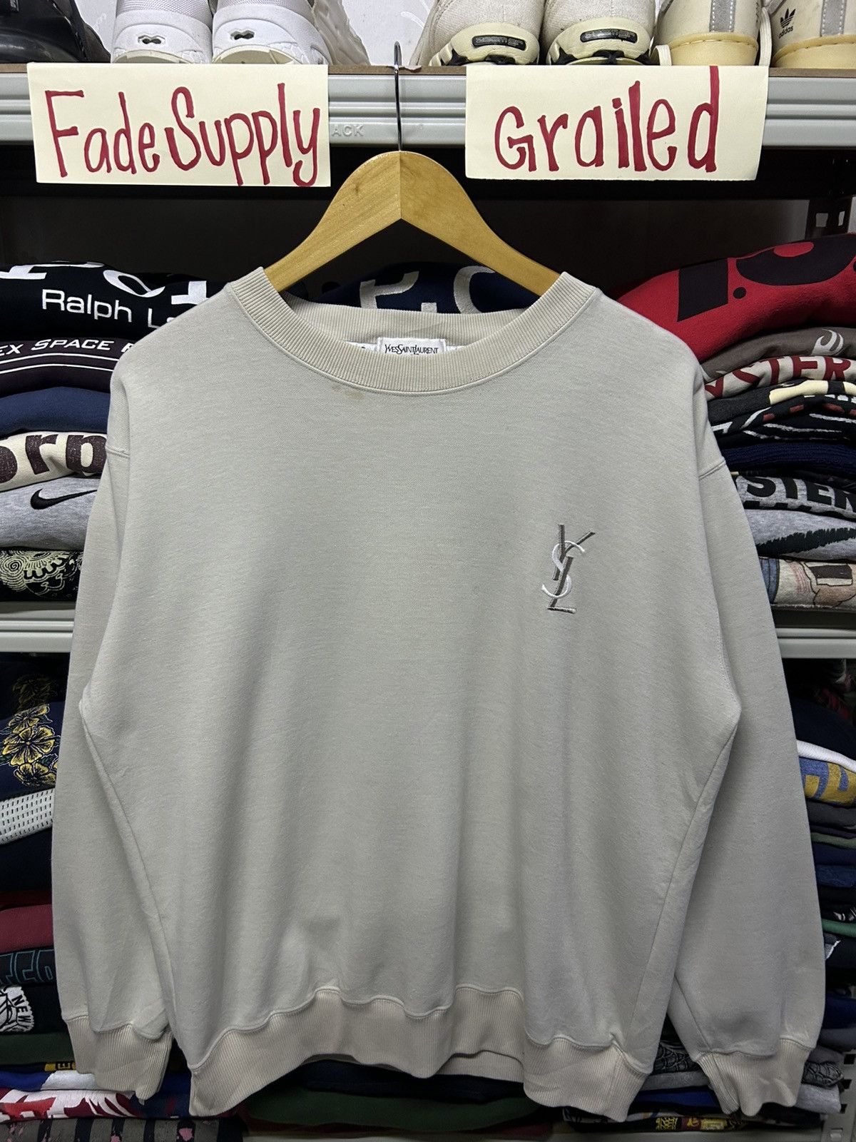 Yves Saint Laurent Vintage Yves Saint Laurent YSL big logo embroidery Size US M / EU 48-50 / 2 - 2 Thumbnail