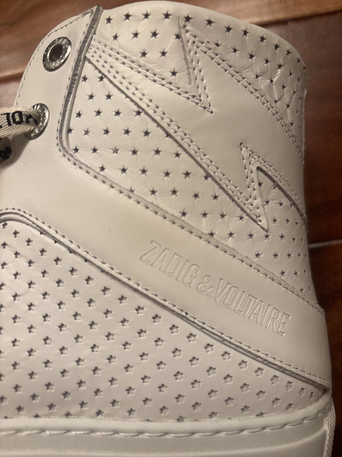 Zadig & Voltaire Zadig & Voltaire White High Tops Size US 8 / IT 38 - 6 Thumbnail