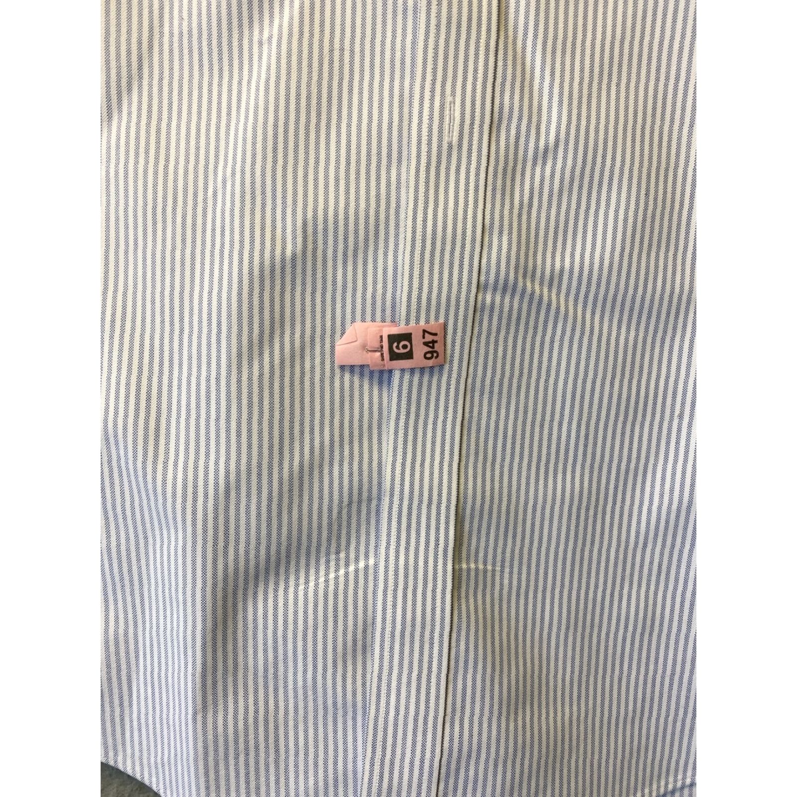 Vintage Vintage LL Bean Shirt Adult 16 33 Blue Stripes Button Down 82-80 / 16 Button-Up Collared USA Classic Button Down Long Sleeve Size US L / EU 52-54 / 3 - 2 Thumbnail