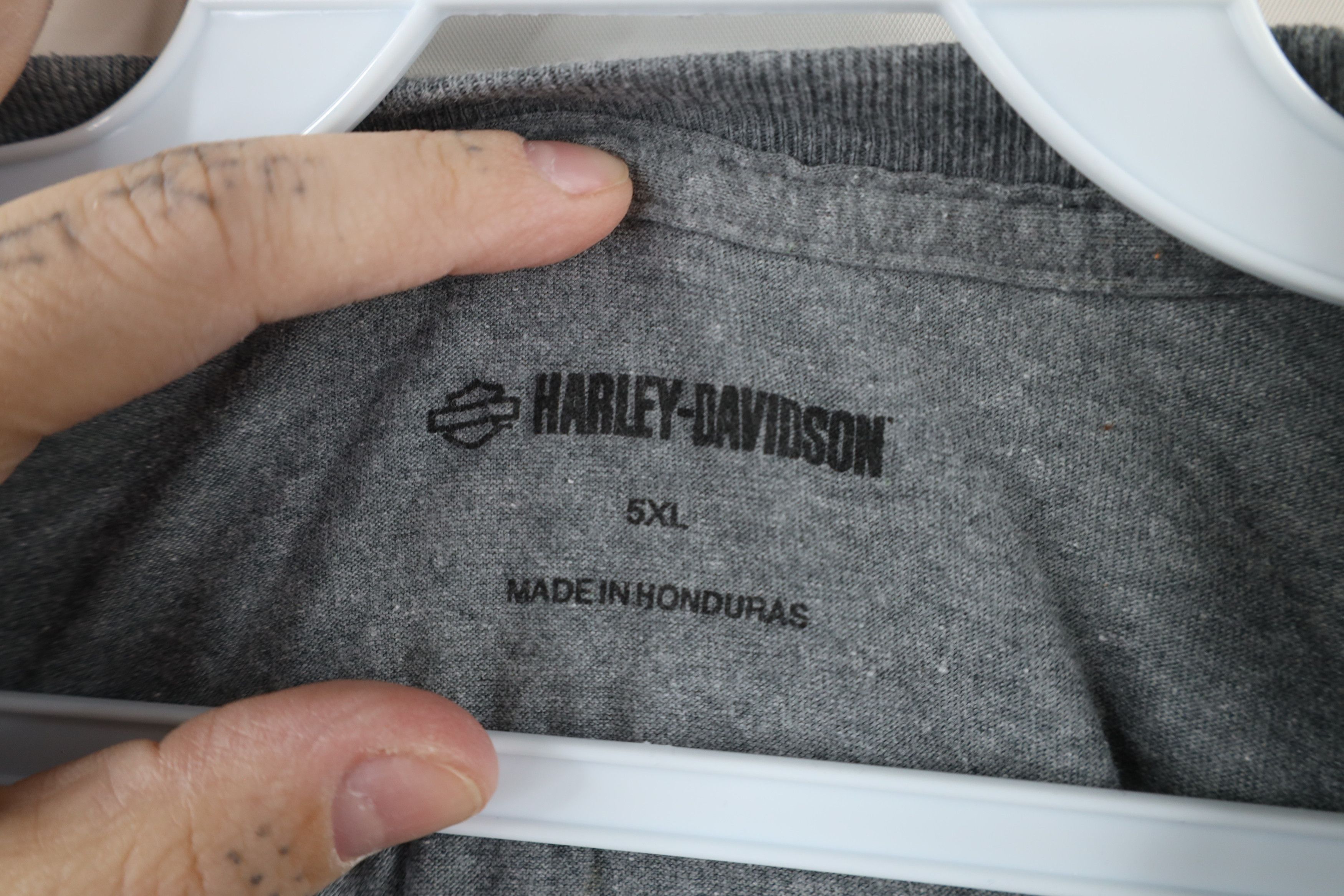 Harley Davidson × Vintage Harley Davidson Spell Out Block Letter Short Sleeve T-Shirt Size US XXL / EU 58 / 5 - 8 Thumbnail