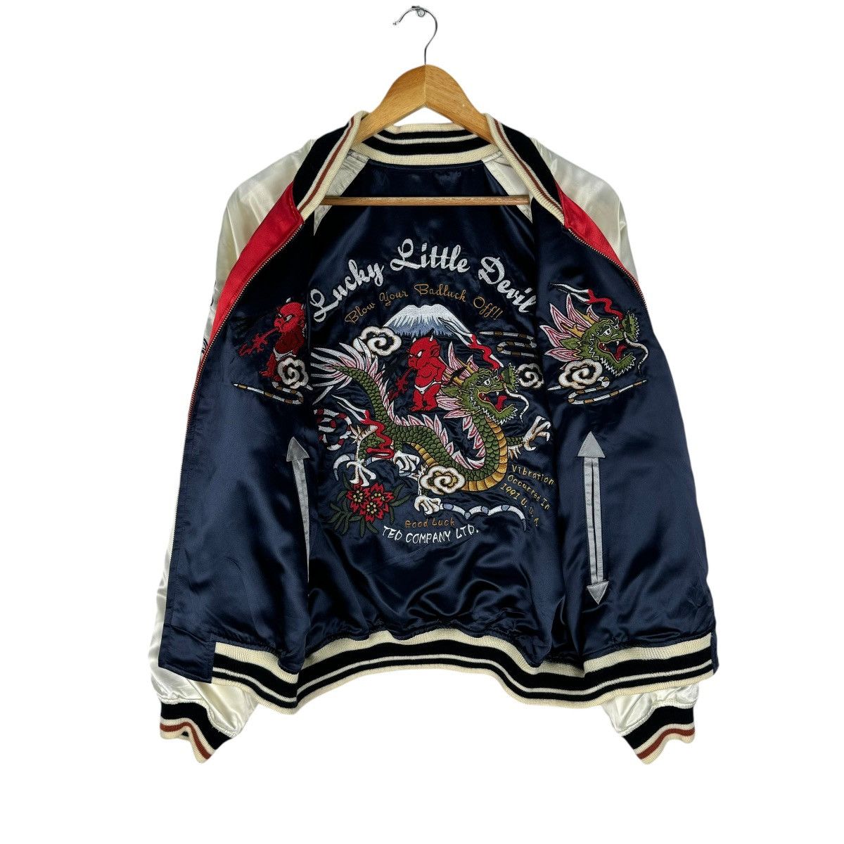 Tedman × Vintage ❄️TED COMPANY ALOHA HAWAII REVERSIBLE SUKAJAN JACKET Size US M / EU 48-50 / 2 - 10 Thumbnail