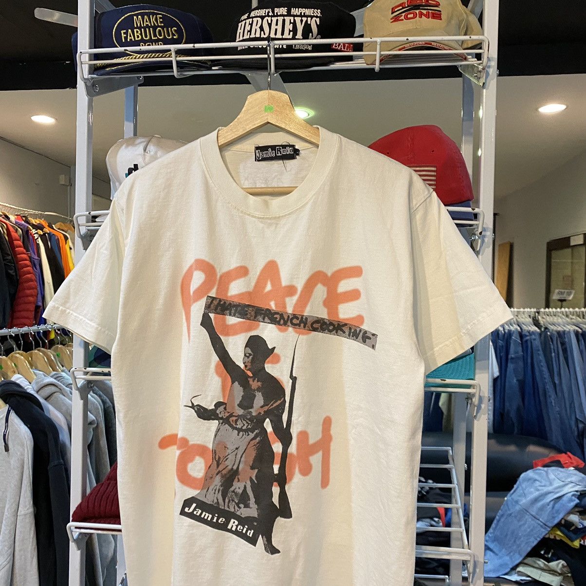 Band Tees JAMIE REID x SEX PISTOLS T Shirt Peace Is Tough Tee Size US L / EU 52-54 / 3 - 3 Thumbnail