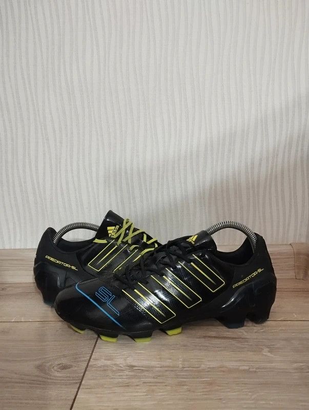 Adidas Adidas Adipower Predator SL TRX Fg Black Electricity Sharp42 Size US 8.5 / EU 41-42 - 1 Thumbnail
