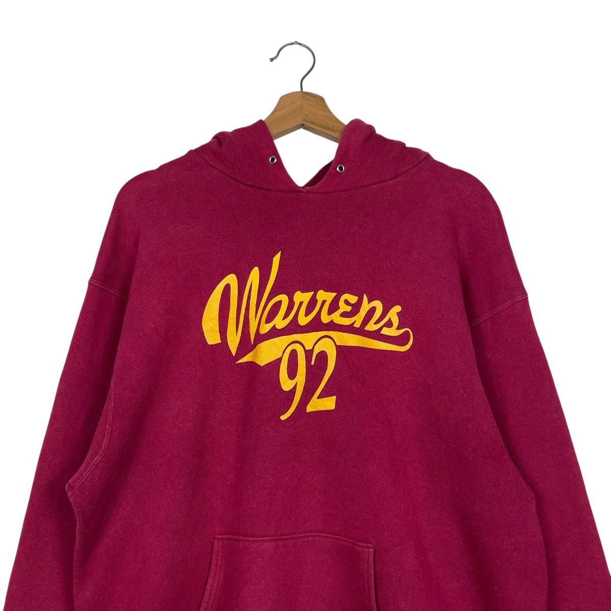 Fruit Of The Loom Vintage 90s Wovens 92 Pullover Hoodie Size US L / EU 52-54 / 3 - 11 Thumbnail