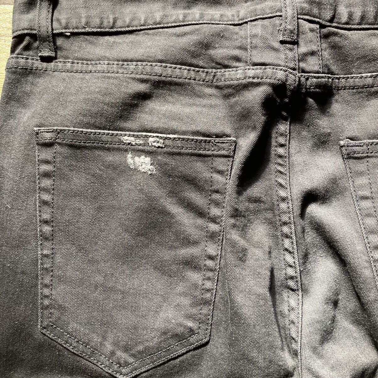 Saint Laurent Paris Saint Laurent x Hedi Slimane Distressed Black Skinny Jeans Size US 32 / EU 48 - 17 Thumbnail