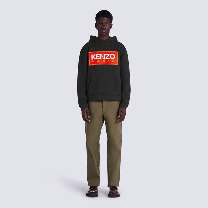 Kenzo KENZO Men's black hoodie Size US L / EU 52-54 / 3 - 8 Thumbnail